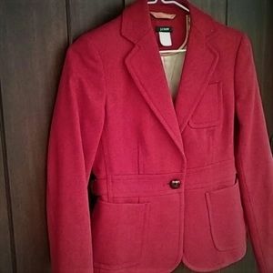 J. Crew Wool Blazer Robert Noble Red/orange